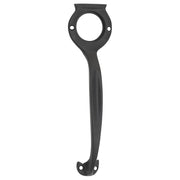 Pull Handle with Cylinder Hole, Matte Black