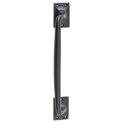 Large Offset Pull Handle, Matte Black
