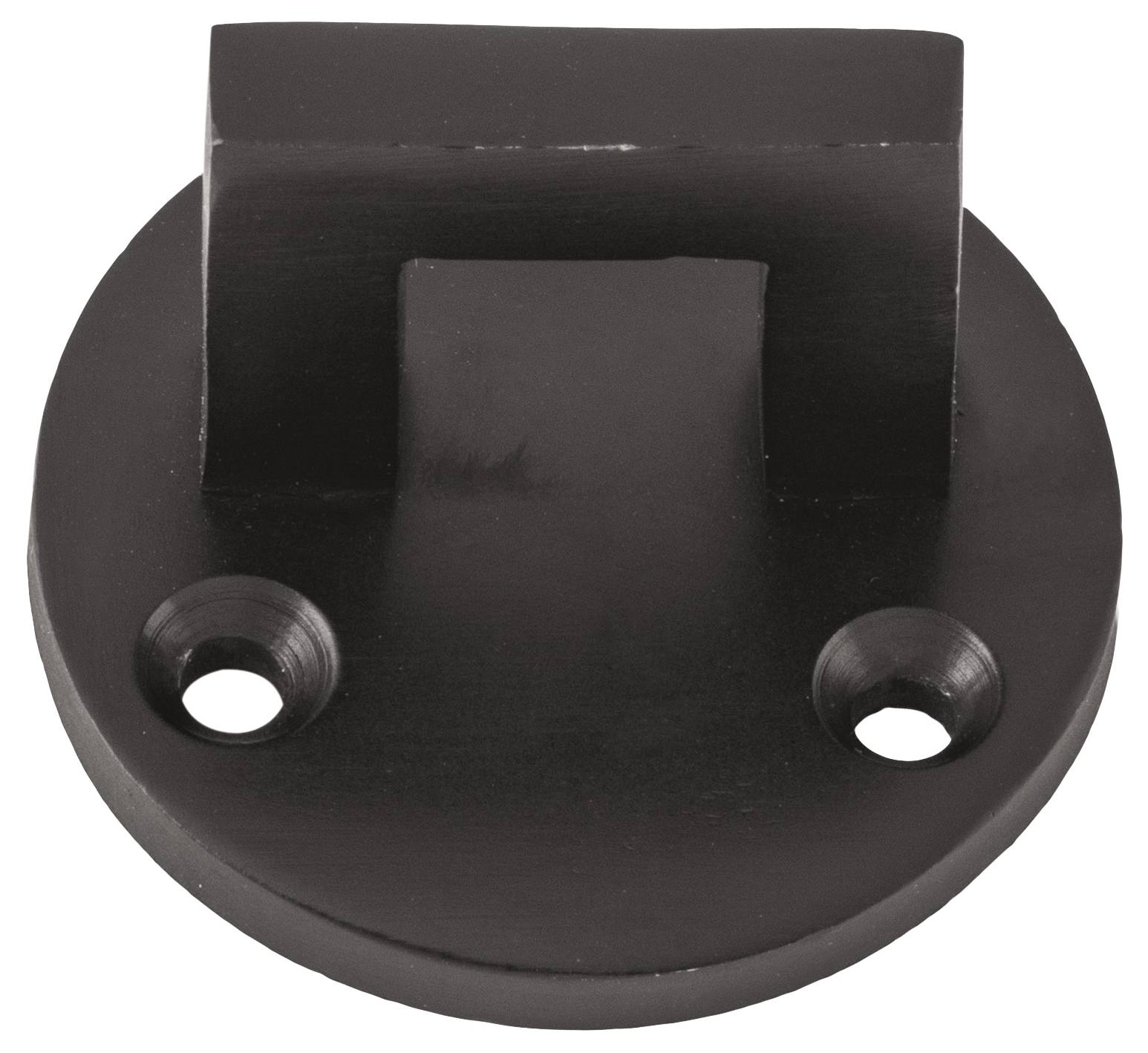 Wall Mount Hook Door Stop, Matte Black