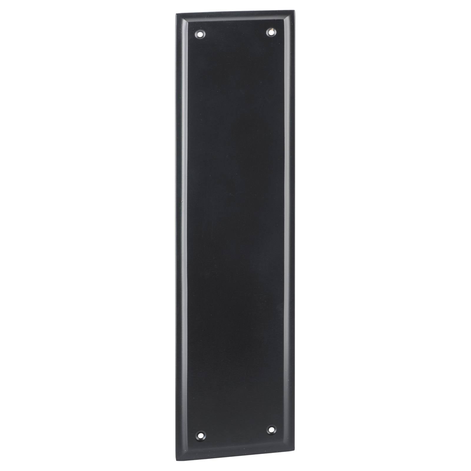 Milton Finger/Push Plate, Matte Black