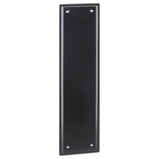 Milton Finger/Push Plate, Matte Black