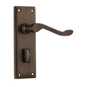 Camden Privacy Lever Set, Antique Brass