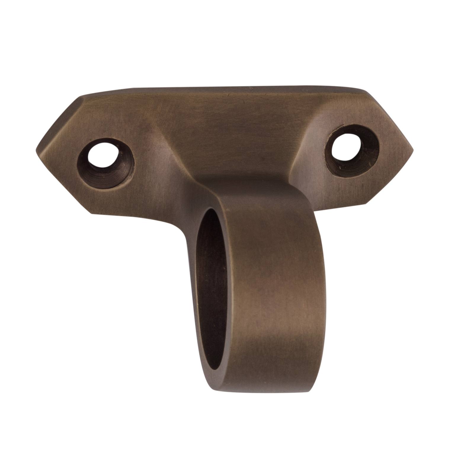 Offset Ring Sash Lift, Antique Brass