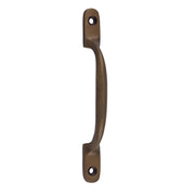 12.5cm Plain D-Pull Handle, Antique Brass