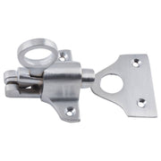 Ring Pull Fanlight Catch, Satin Chrome