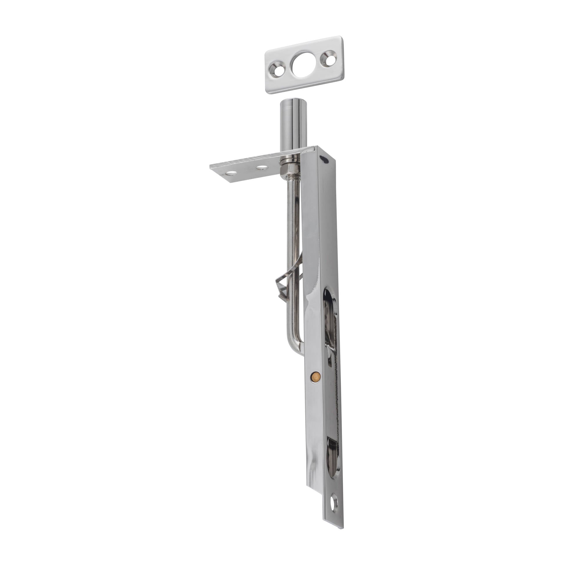 Flush Bolt Locking PN, Polished Nickel