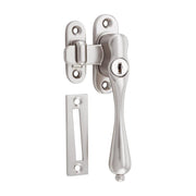 Locking Teardrop Casement Fastener (RH), S Nickel