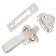 Hopper Window Catch, Satin Nickel