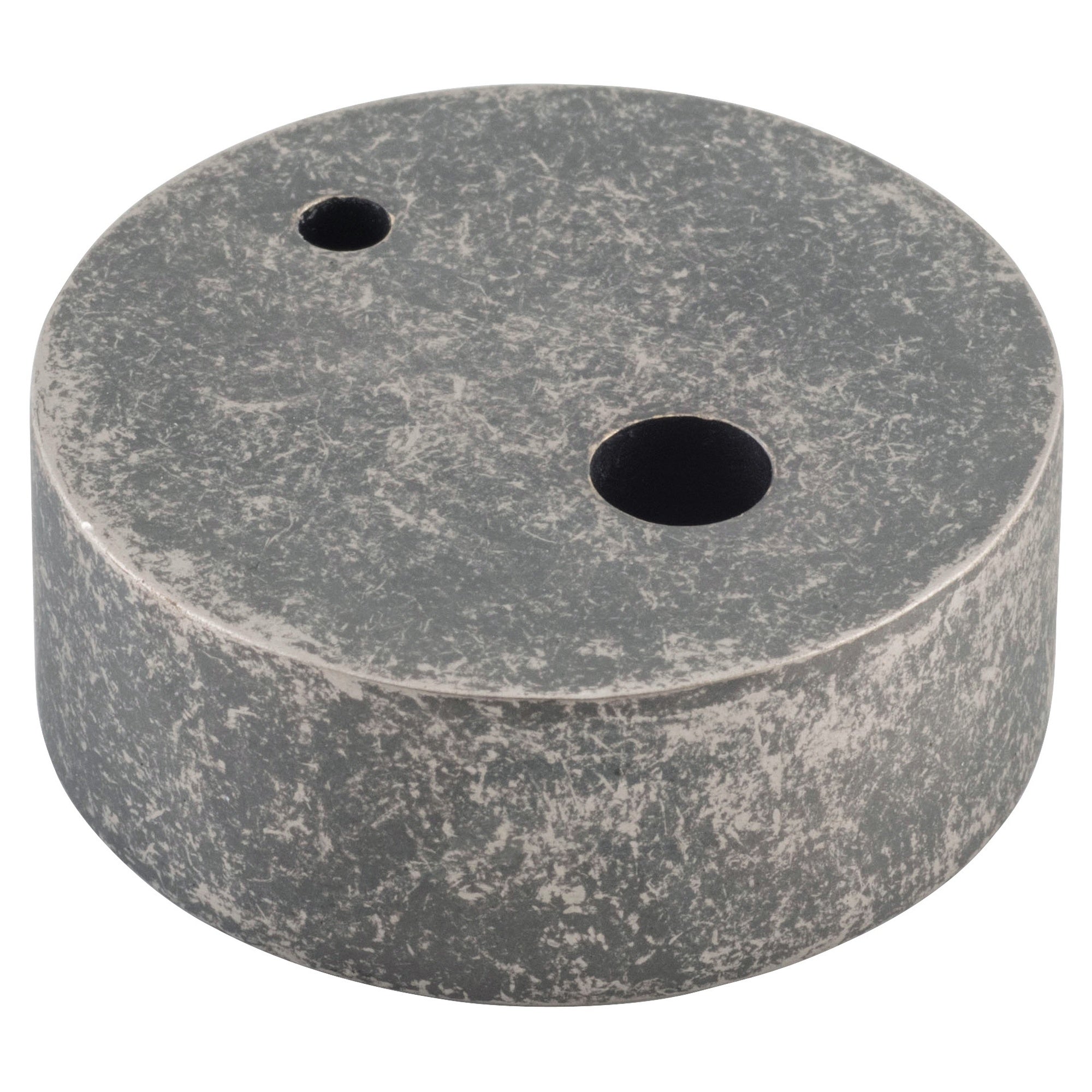 Spacer to Suit Oval Floor Mount Door Stop, RN, Rumbled Nickel