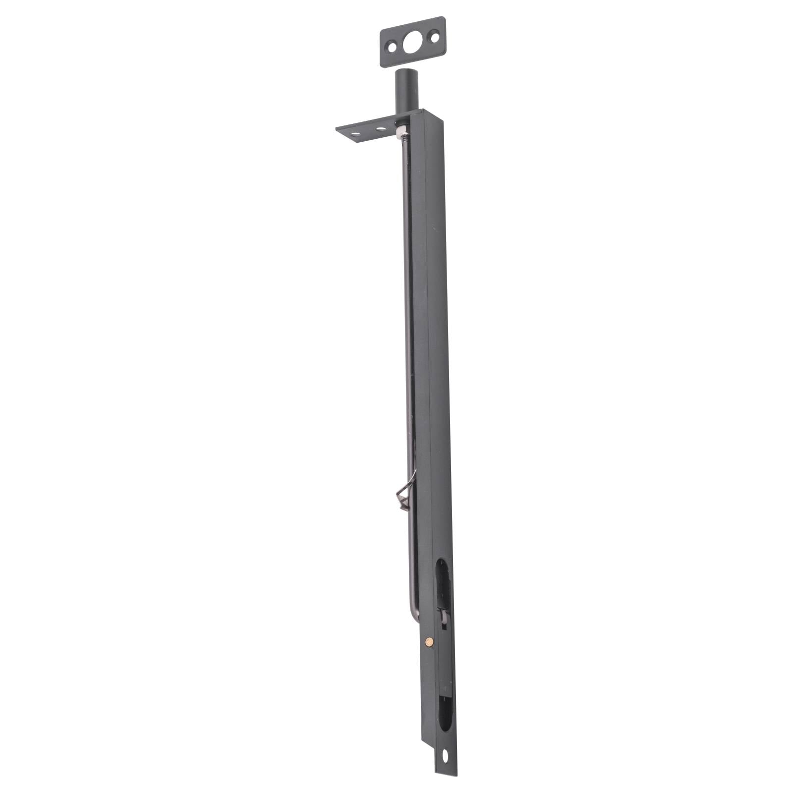 300mm Levered Flush Door Bolt, Matte Black