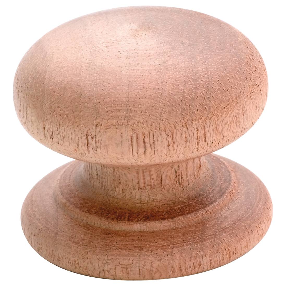 4.8cm Cedar Woodscrew Cupboard Knob, Mahogany