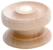 5.4cm Button Woodscrew Cupboard Knob, Raw