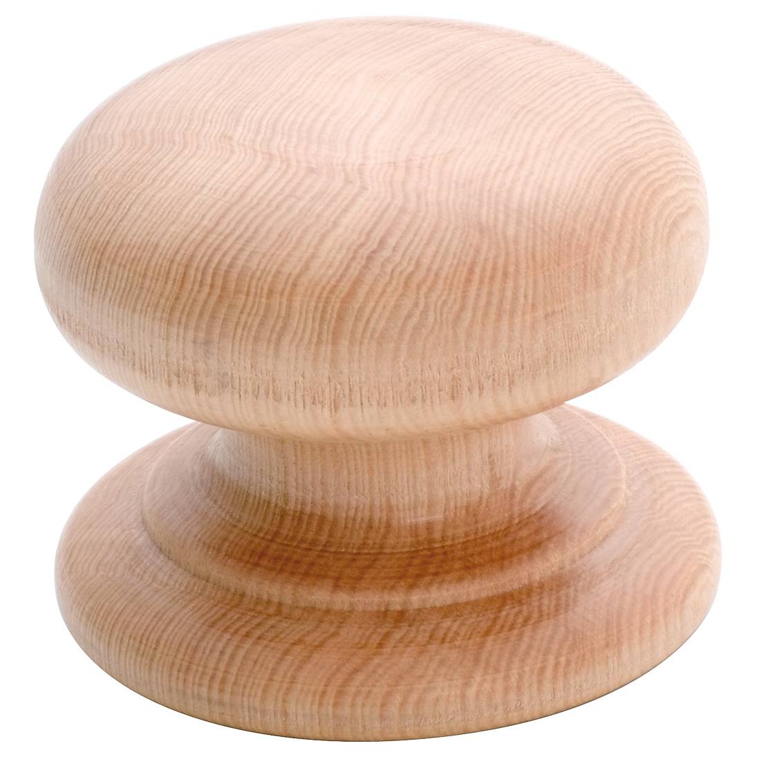 4.8cm Pine Woodscrew Cupboard Knob, Raw