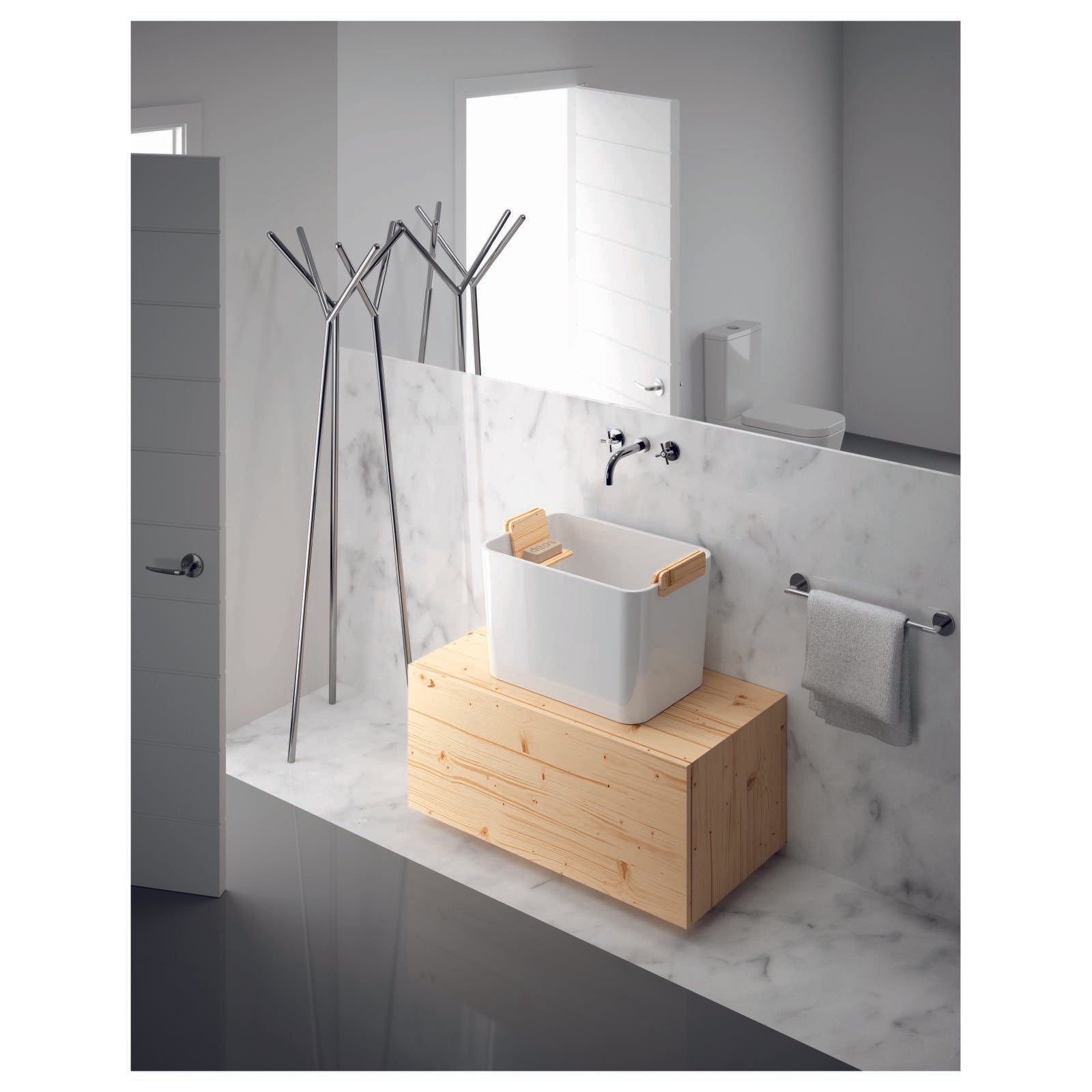 Turner Hastings Tribo 60x42cm Fine Fireclay Sink, White