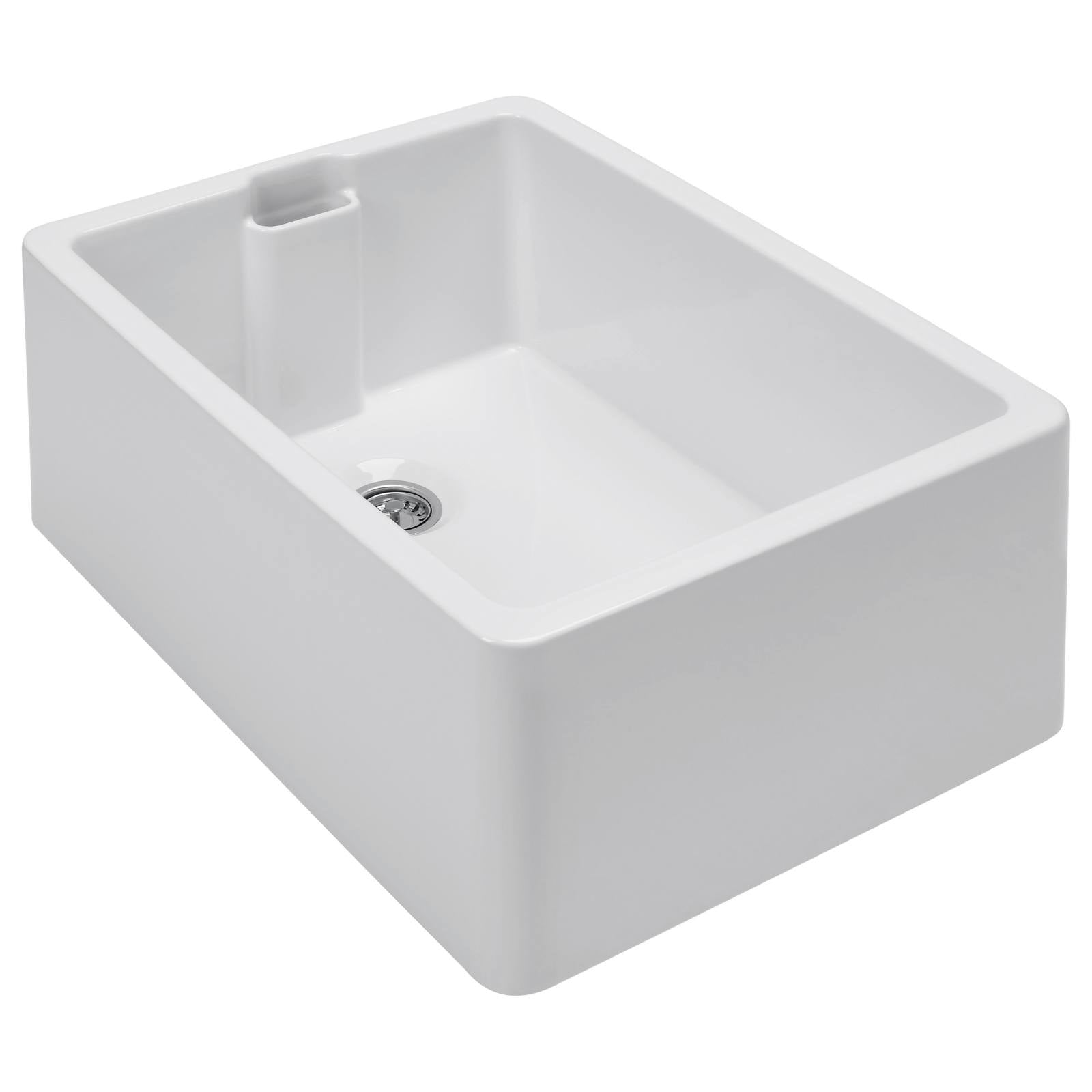 Turner Hastings Belfast 60x46cm Fine Fireclay Sink, White
