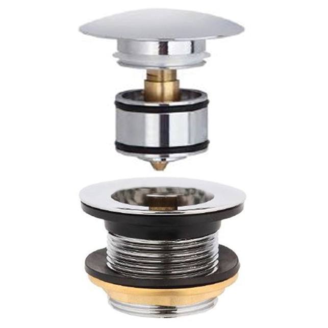 Turner Hastings Pull Out Pop-Up 40mm Bath Waste, Brushed Brass