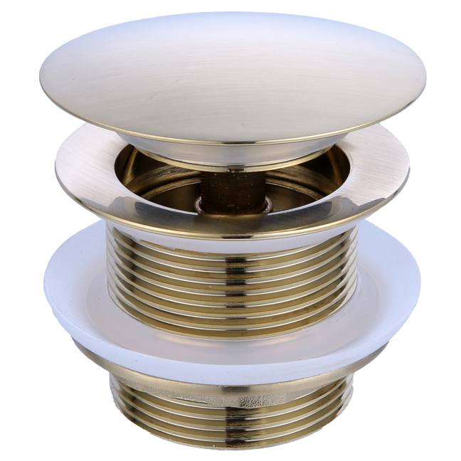Turner Hastings Pull Out Pop-Up 40mm Bath Waste, Brushed Brass