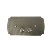 Turner Hastings Claremont Flush Plate Brushed Nickel
