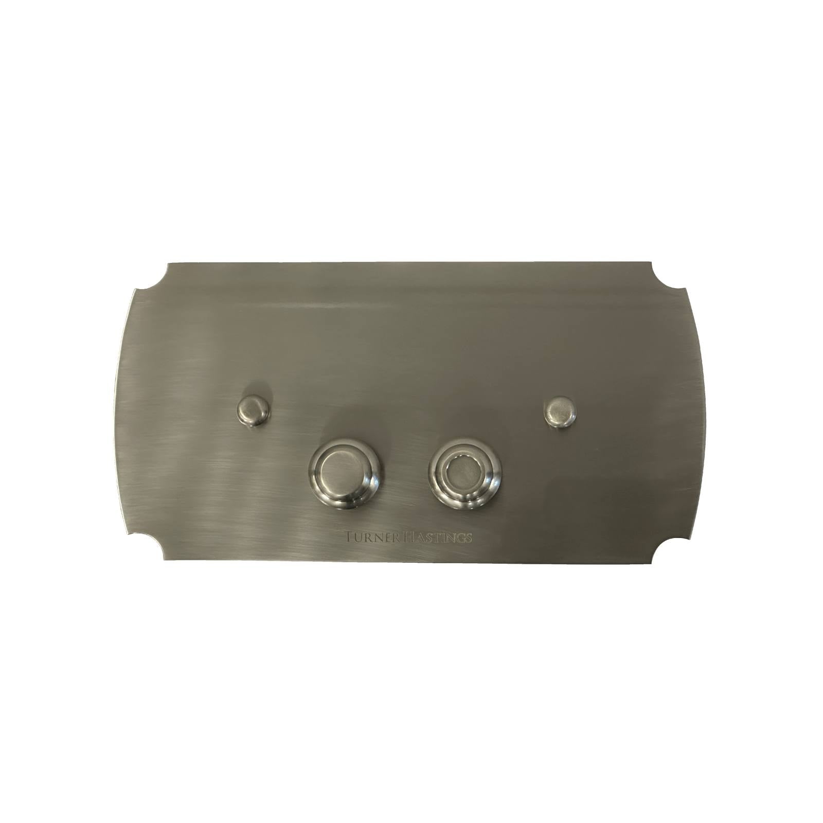 Turner Hastings Claremont Flush Plate Brushed Nickel