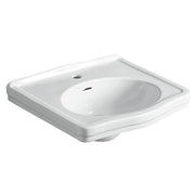 Turner Hastings Claremont Fireclay 58x45cm Wall Hung Basin (w/ 1 Tap Hole), White