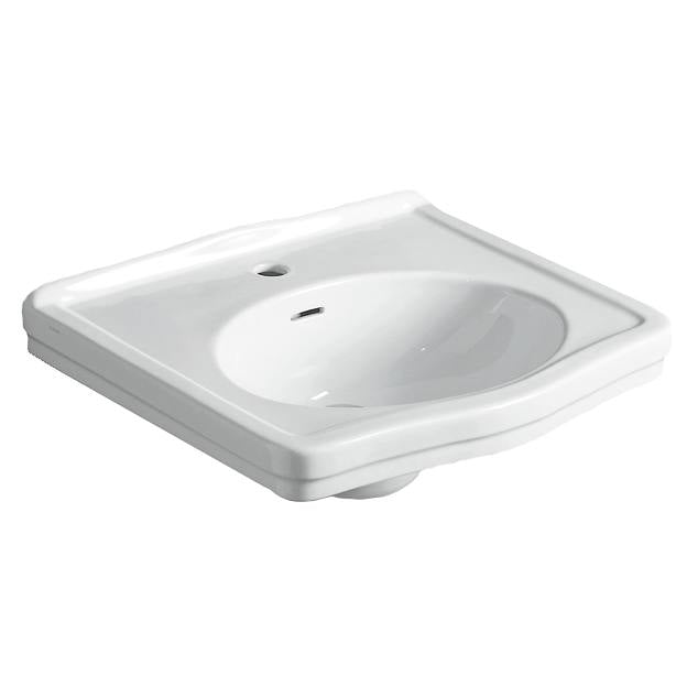 Turner Hastings Claremont Fireclay 58x45cm Wall Hung Basin (w/ 1 Tap Hole), White