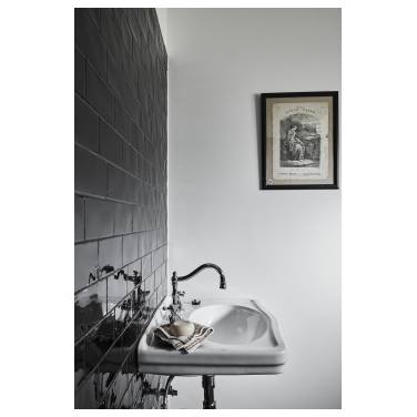 Turner Hastings Claremont 58x45cm Wall Hung Basin (w/ 3 Tap Hole), White