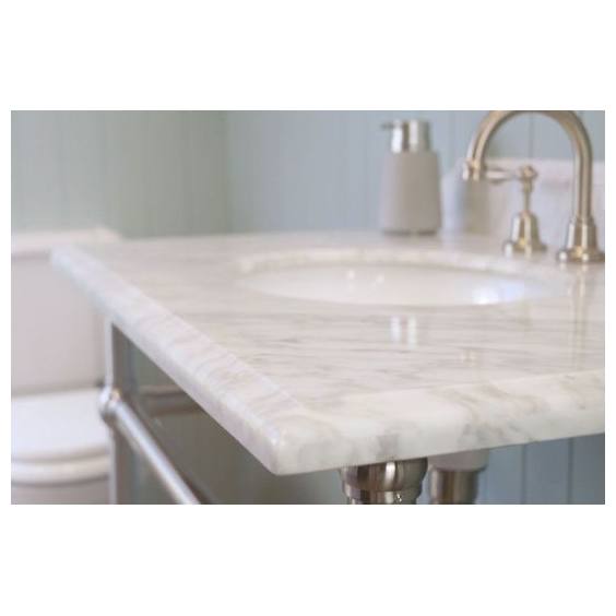 Turner Hastings Mayer Marble Top 90x55cm Basin Stand, Chrome