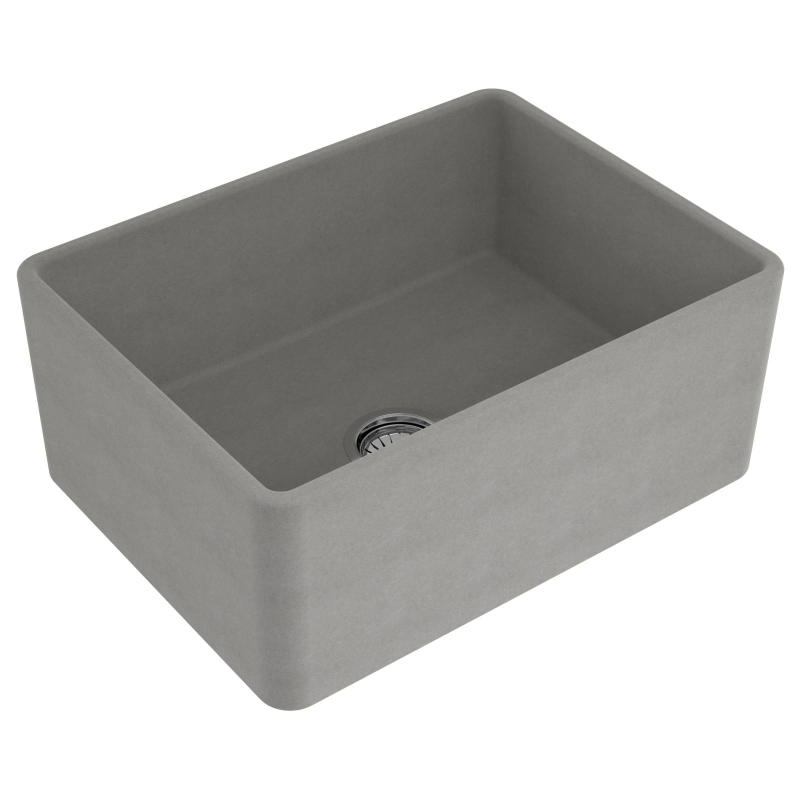 Turner Hastings Novi 60x46cm Concrete Sink, Grey