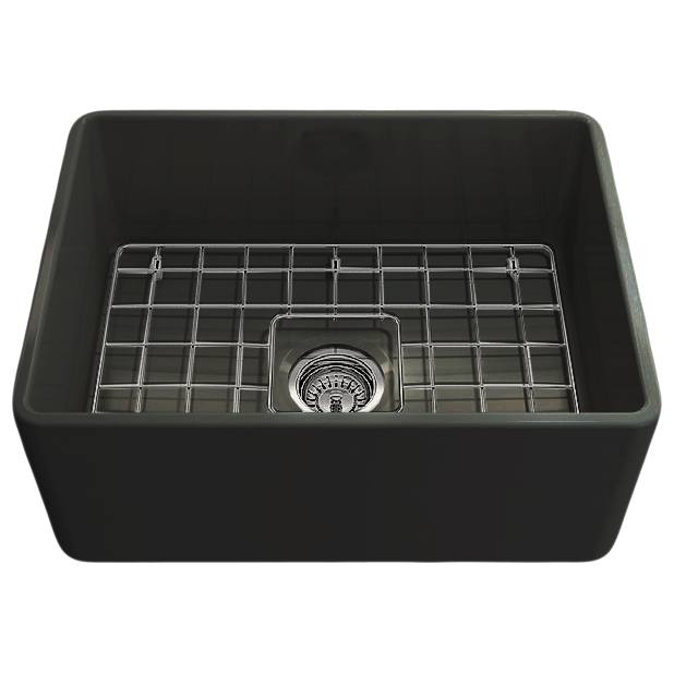 Turner Hastings Novi 60x46cm Fine Fireclay Sink, Matte Black
