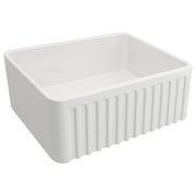 Turner Hastings Novi 60x46cm Fireclay Sink, Gloss White