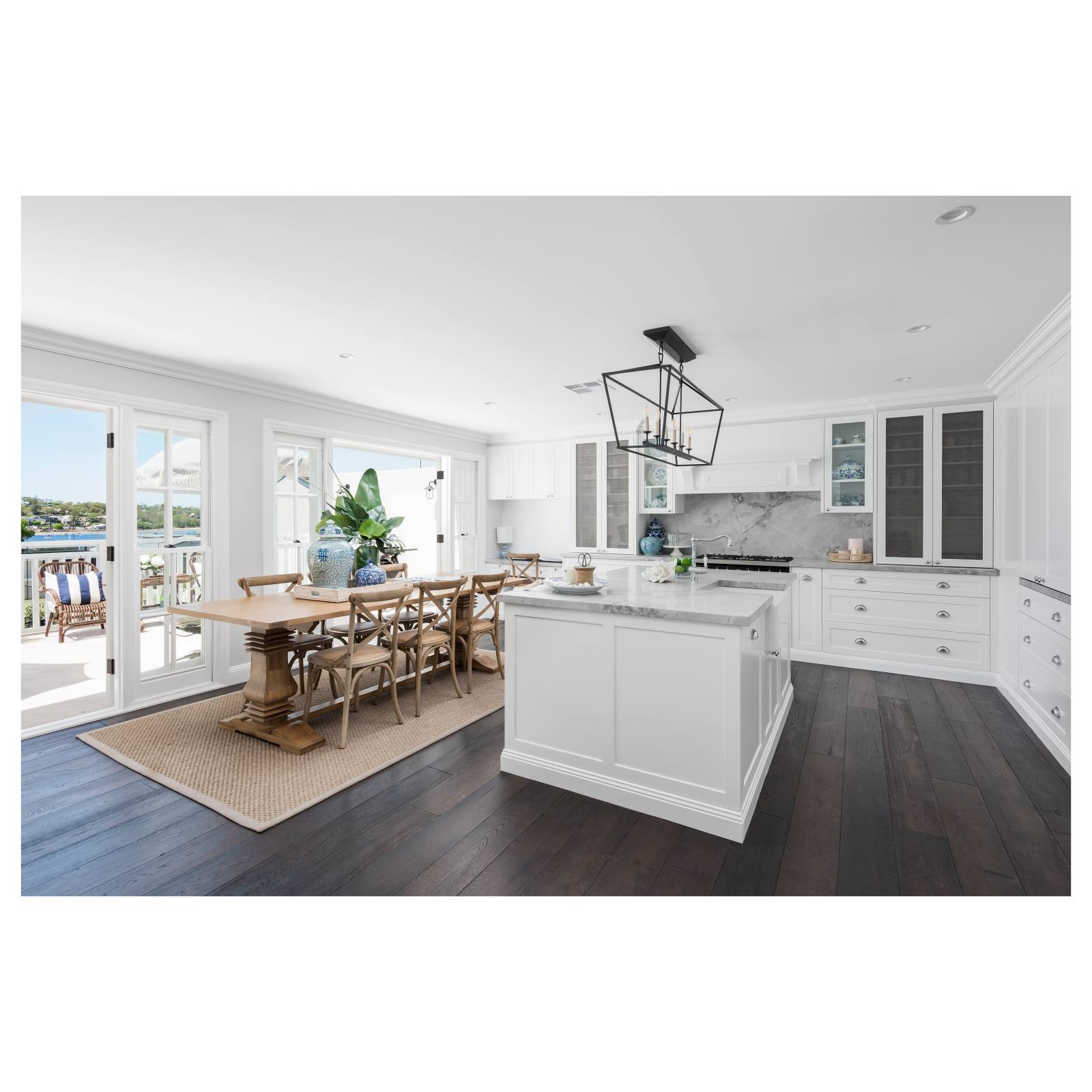 Turner Hastings Novi 76x46cm Single Fireclay Butler Sink, Gloss White