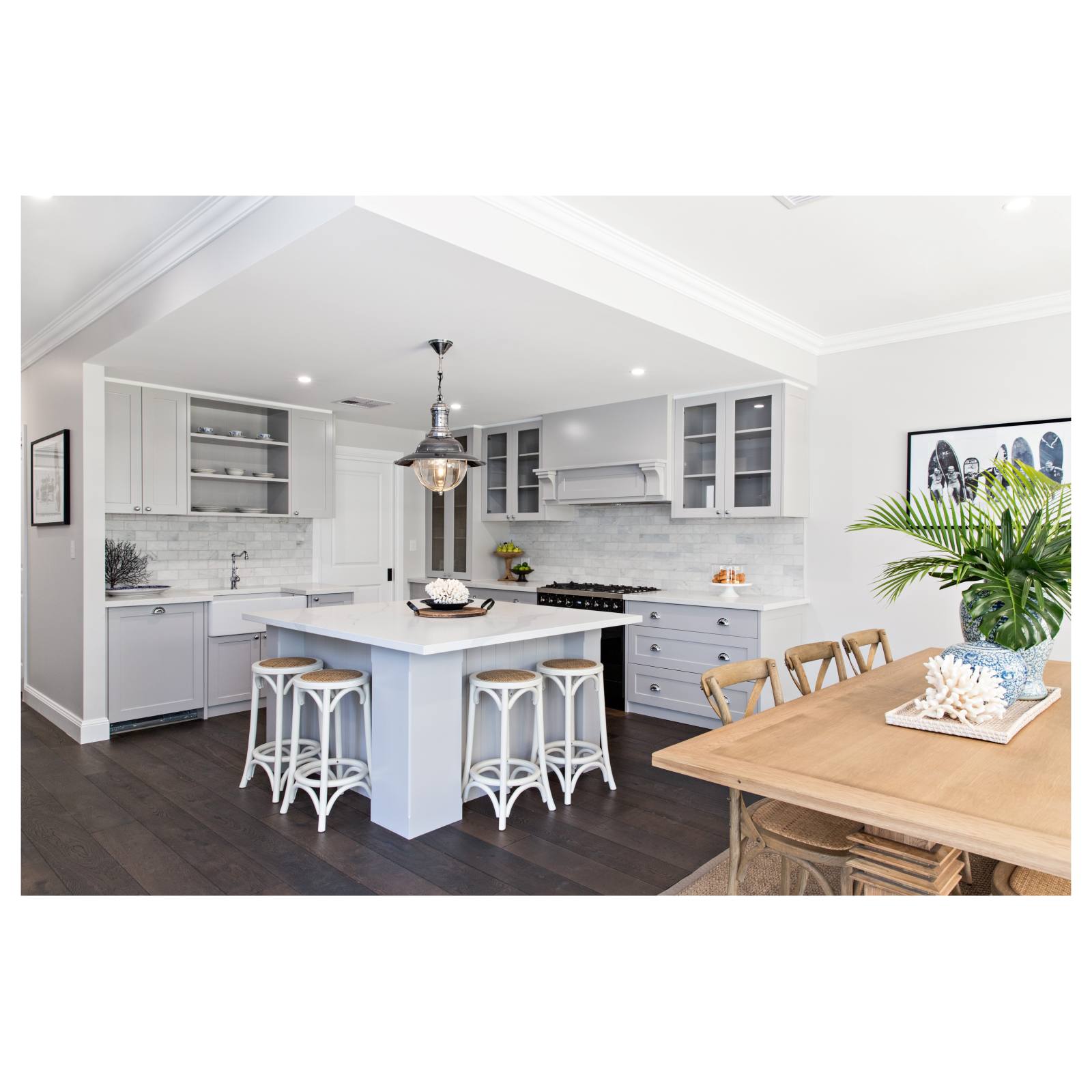 Turner Hastings Novi 76x46cm Single Fireclay Butler Sink, Gloss White