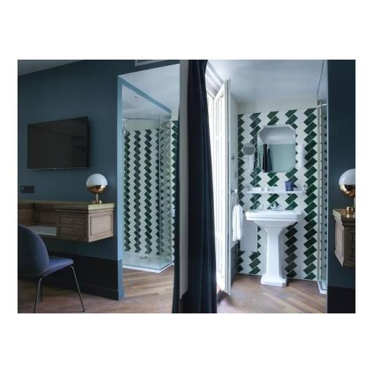 Turner Hastings Stafford 60x50cm Basin & Pedestal (w/ 1 Tap Hole), White