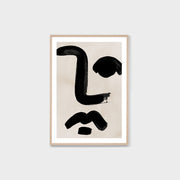 WARABSFEOG1_Abstract Features Onyx Print 33 x 45cm
