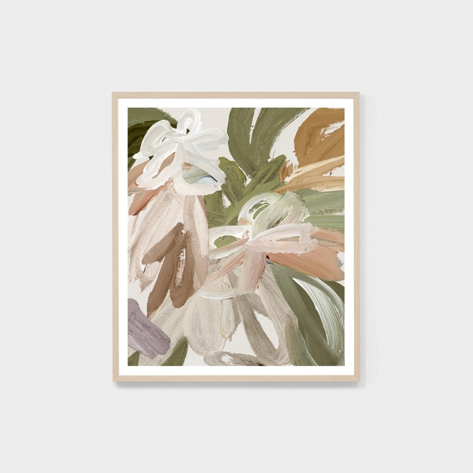 WARABSGAGW4_Abstract Garden Green Print 88 x 103cm
