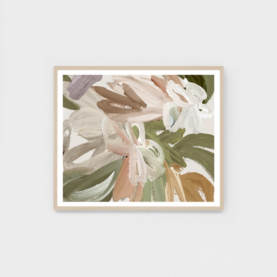 WARABSGAGW4_Abstract Garden Green Print 88 x 103cm