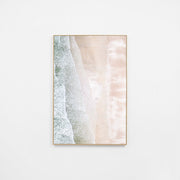 WARAERWAVR5H_Aerial Waves Canvas 80 x 120cm, Light Timber-Look Synthetic Frame