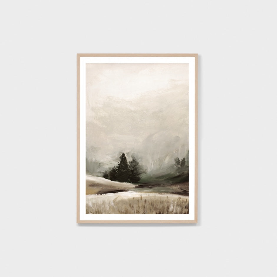 WARALPVALNG1_Alpine Valley Natural Print 33 x 45cm