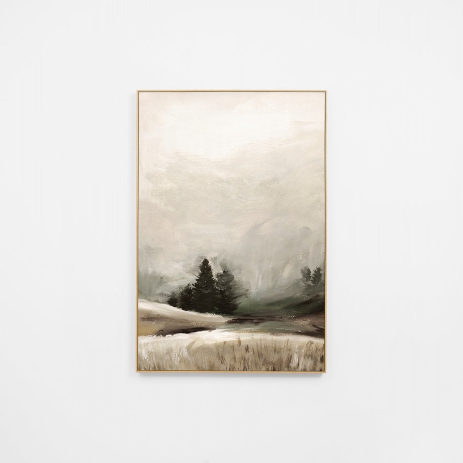 WARALPVANR3U_Alpine Valley Natural Canvas 60 x 90cm, Unframed