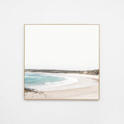 WARANGBEAC6U_Angourie Beach Canvas 110 x 110cm, Unframed