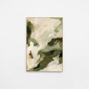 WARANIGRER7H_Anise Green Canvas 100 x 150cm, Light Timber-Look Synthetic Frame