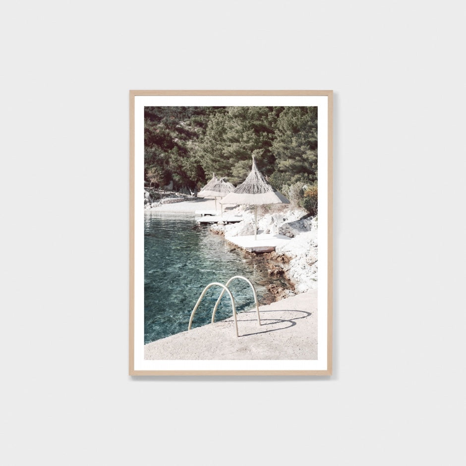 WARBEALAG4_Beachside Ladder Print 87 x 122cm