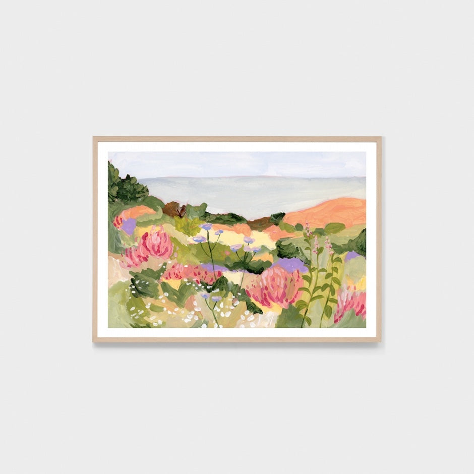 WARCOABUBG4_Coastal Bushland Bright Print 123 x 88cm