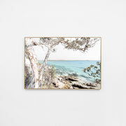 WARCOAGUMR3H_Coastal Gum Canvas 90 x 60cm, Light Timber-Look Synthetic Frame