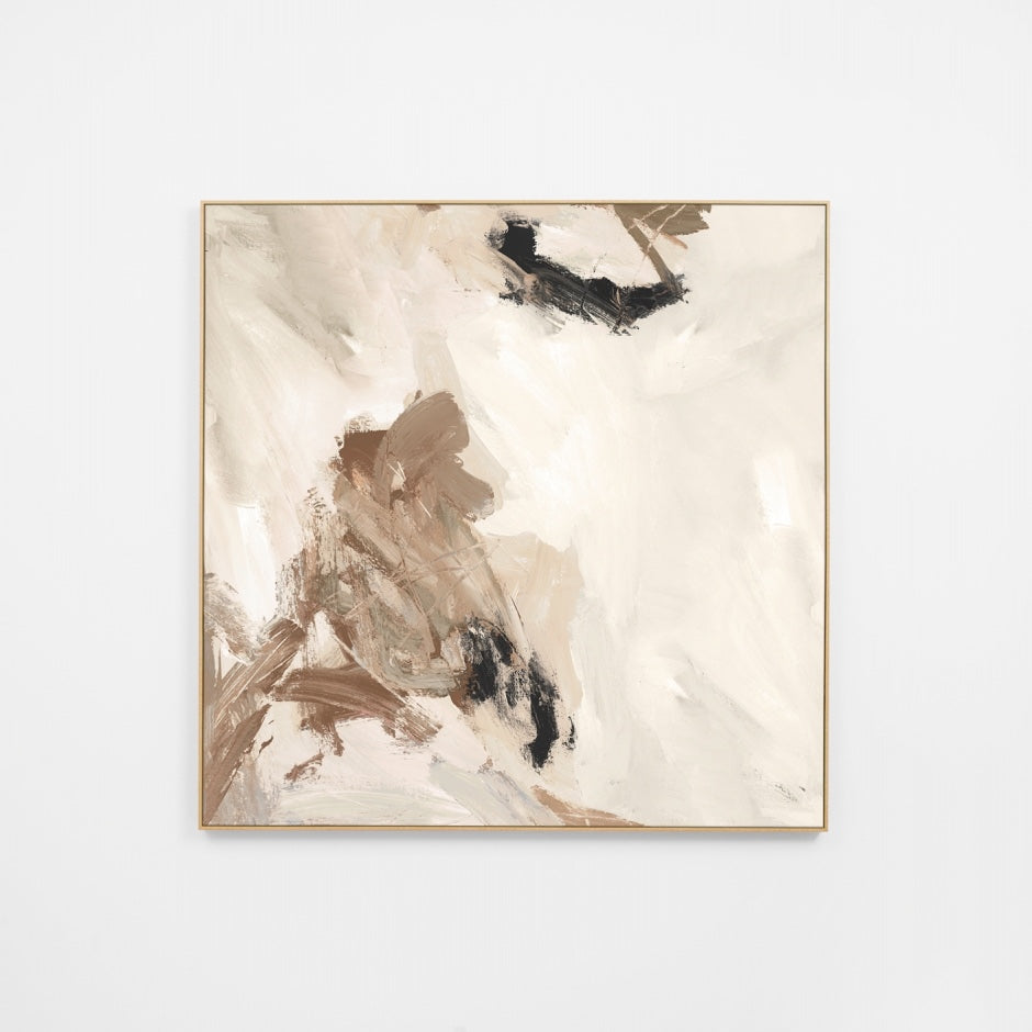 WARDANNATC7H_Dana Natural Canvas 120 x 120cm, Light Timber-Look Synthetic Frame