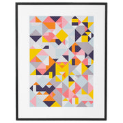 Aztec Folk Print, Geometric Abstract