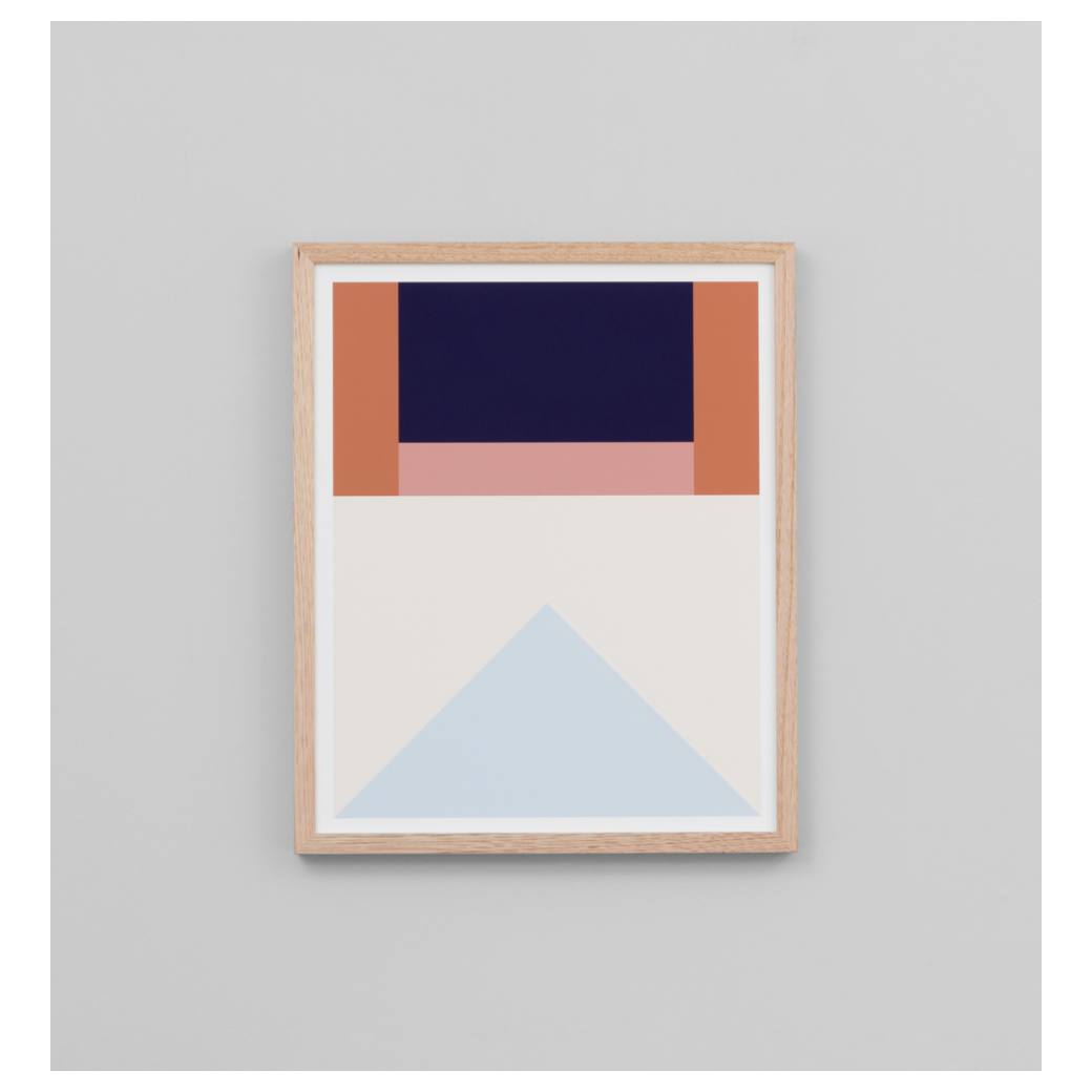 Brandon 3 Print, Navy