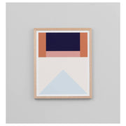 Brandon 3 Print, Navy