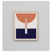 Brandon 4 Print, Navy