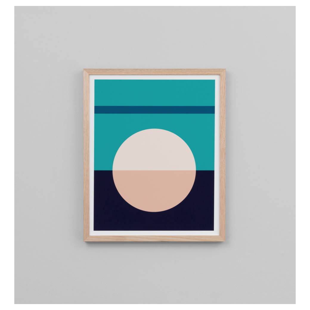 Brandon 2 Print, Teal